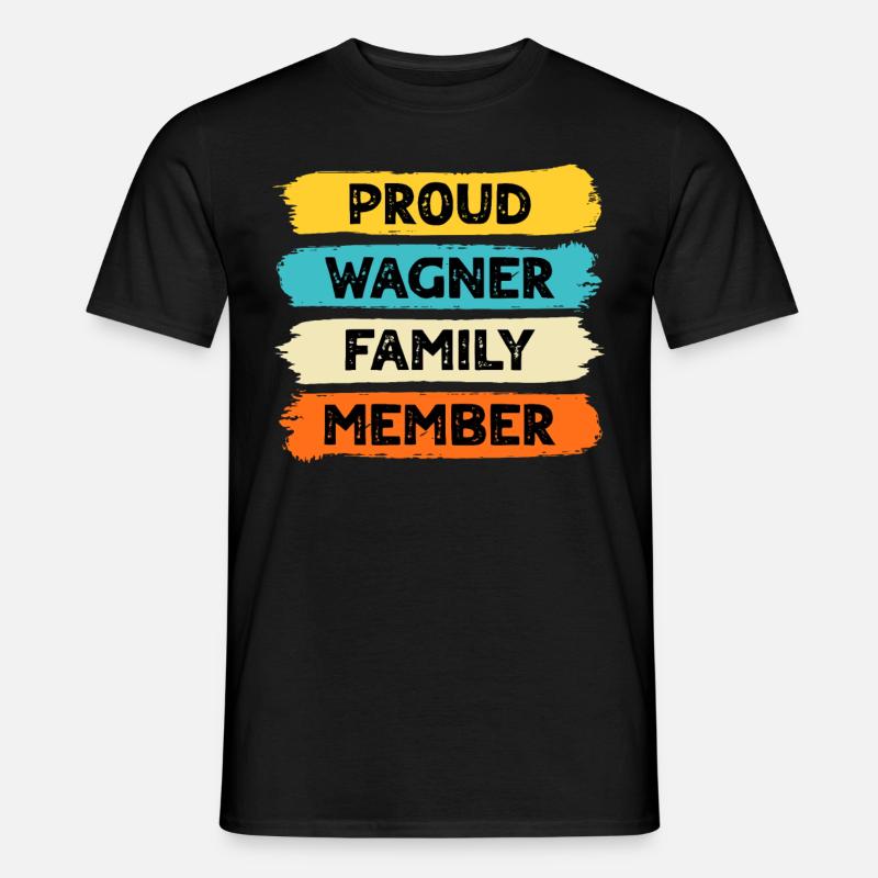 Stolzer Wagner - Männer T-Shirt - Schwarz