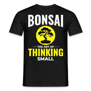 Japanischer Bonsai Gärtner Baum Sammler Gartenarbeit - Männer T-Shirt - Schwarz - Vorne - AI Model Male 178 light (178cm)