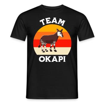 Okapi - T-shirt homme - noir - Devant - AI Model Male 178 light (178cm)