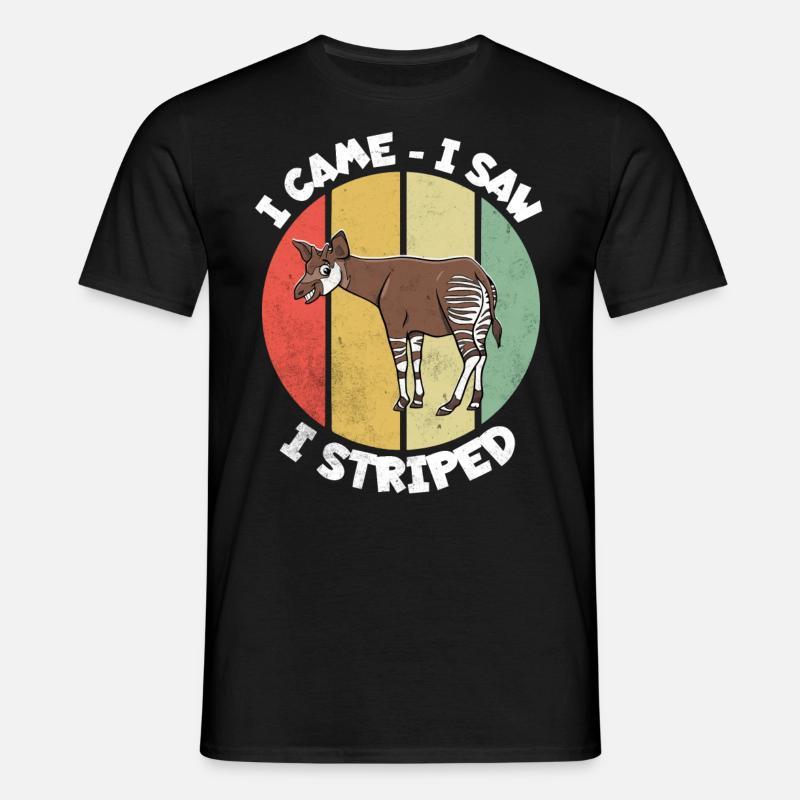 Okapi - Männer T-Shirt - Schwarz