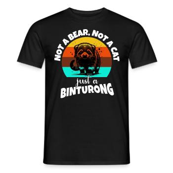 Marderbär Sayings - Men's T-Shirt - black - Front - AI Model Male 178 light (178cm)