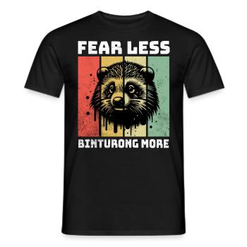 Marderbär Sayings - Men's T-Shirt - black - Front - AI Model Male 178 light (178cm)