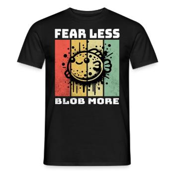 Blobfish Blobfisch - Men's T-Shirt - black - Front - AI Model Male 178 light (178cm)