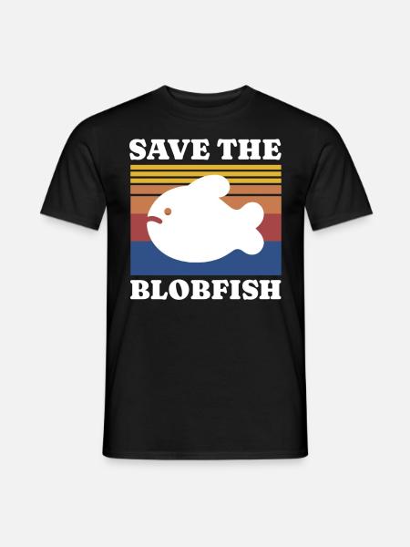 Save Blobfish - Men's T-Shirt - black