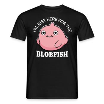Blobfish Blobfisch - Men's T-Shirt - black - Front - AI Model Male 178 light (178cm)