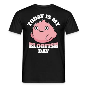 Blobfisch Blobfish - Men's T-Shirt - black - Front - AI Model Male 178 light (178cm)