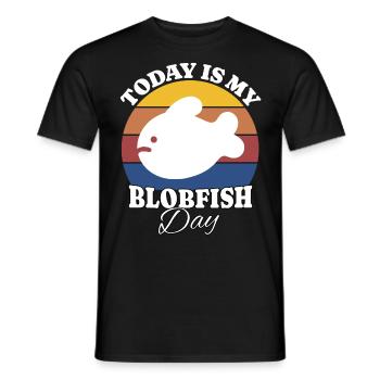 Blobfisch Blobfish - Men's T-Shirt - black - Front - AI Model Male 178 light (178cm)