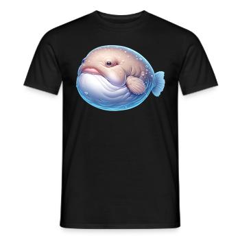 Blobfish Blobfisch - Männer T-Shirt - Schwarz - Vorne - AI Model Male 178 light (178cm)