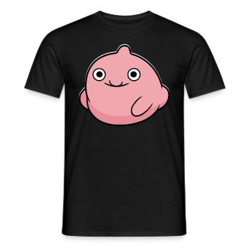 Blobfish - Men's T-Shirt - black - Front - AI Model Male 178 light (178cm)