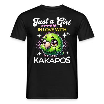 Perroquet de nuit Kakapo - T-shirt homme - noir - Devant - AI Model Male 178 light (178cm)