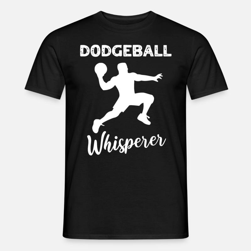 Dodgeball Sprüche - Männer T-Shirt - Schwarz