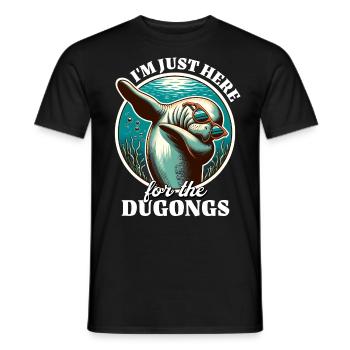 Dictons amusants de lamantins - T-shirt homme - noir - Devant - AI Model Male 178 light (178cm)