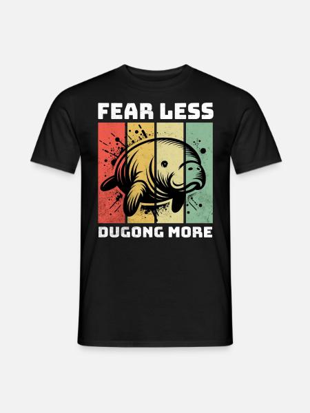 Dugong Manatee - Men's T-Shirt - black
