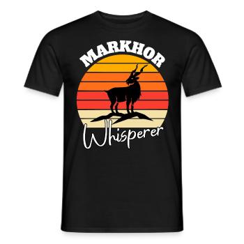 Screw Goat Whisperer - Men's T-Shirt - black - Front - AI Model Male 178 light (178cm)