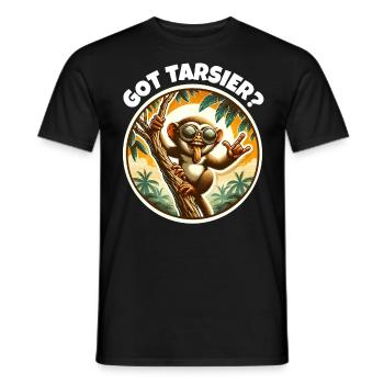 Koboldmaki Sprüche - Männer T-Shirt - Schwarz - Vorne - AI Model Male 178 light (178cm)