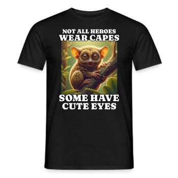 Dicton Tarsier - T-shirt homme - noir - Devant - AI Model Male 178 light (178cm)