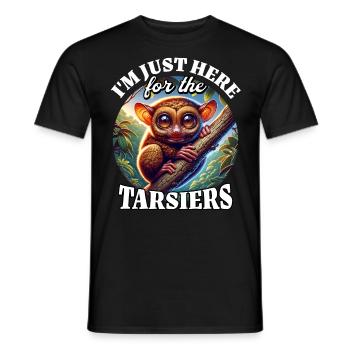 Lustige Koboldmaki Sprüche - Männer T-Shirt - Schwarz - Vorne - AI Model Male 178 light (178cm)