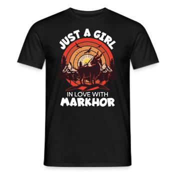 Fille Aime Screw Goat - T-shirt homme - noir - Devant - AI Model Male 178 light (178cm)