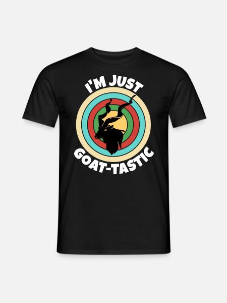 Screw goat Markhor - Men's T-Shirt - black