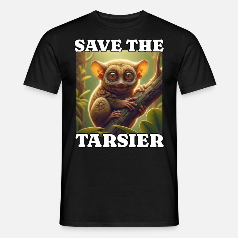 Save Koboldmaki - Männer T-Shirt - Schwarz