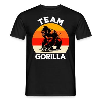 Lustige Berggorilla Sprüche - Männer T-Shirt - Schwarz - Vorne - AI Model Male 178 light (178cm)
