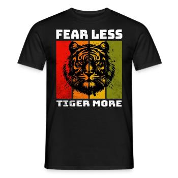Sumatran Tiger Sumatra Tiger - Männer T-Shirt - Schwarz - Vorne - AI Model Male 178 light (178cm)