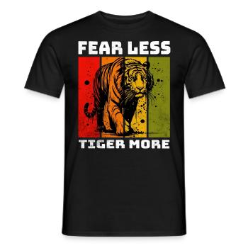 Tigre de Malaisie Tigre de Malaisie - T-shirt homme - noir - Devant - AI Model Male 178 light (178cm)