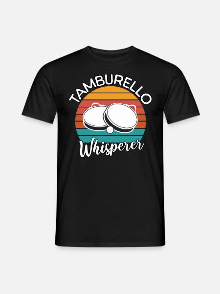 Tamburello Whisperer - Men's T-Shirt - black