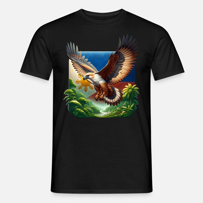 Monkey Eagle - Men's T-shirt - black