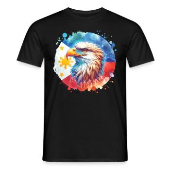 Monkey Eagle - Men's T-Shirt - black - Front - AI Model Male 178 light (178cm)