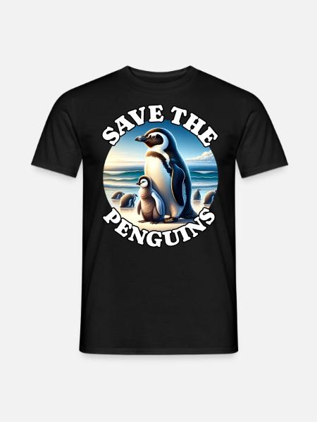 Penguin - Men's T-Shirt - black