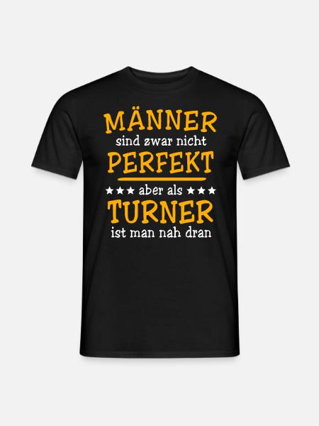 Turner Turnen - Männer T-Shirt - Schwarz