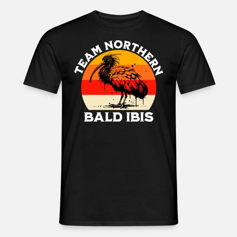 Waldrapp Sprüche - Männer T-Shirt - Schwarz