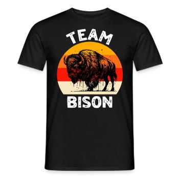 Dictons amusants de buffle - T-shirt homme - noir - Devant - AI Model Male 178 light (178cm)