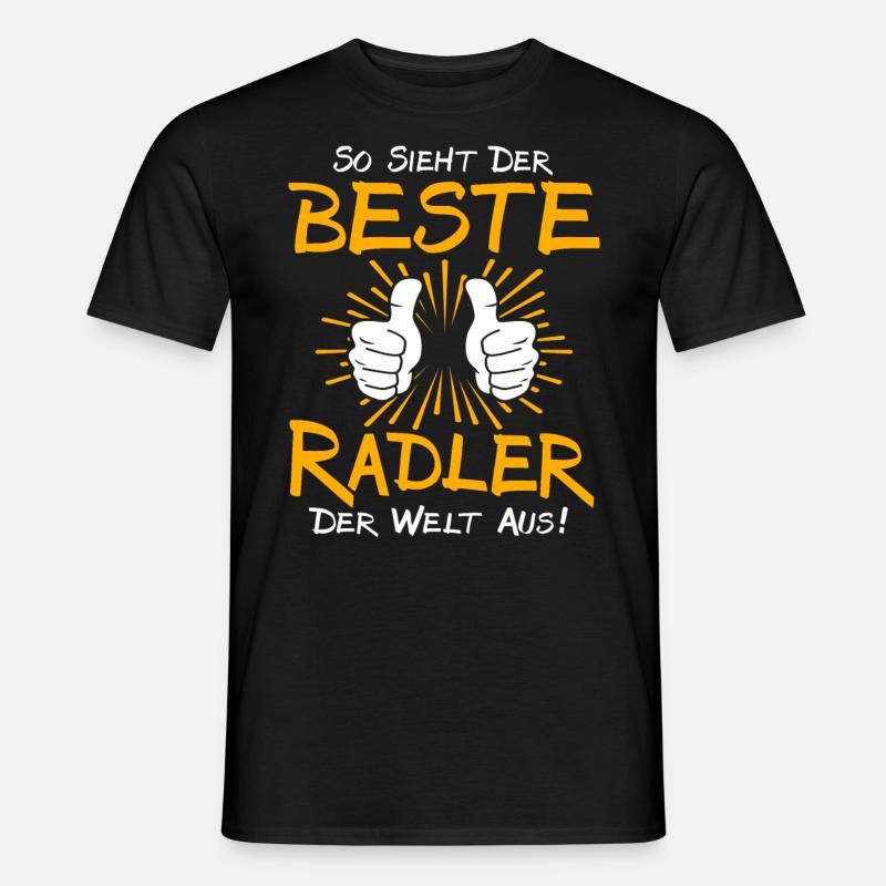 Radler Geschenkidee - Männer T-Shirt - Schwarz