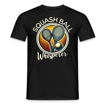 Murmure à l’oreille des courges - T-shirt homme - noir - Devant - AI Model Male 178 light (178cm)