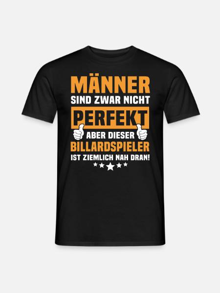 Funny Billiard Player Sayings - Men's T-Shirt - black