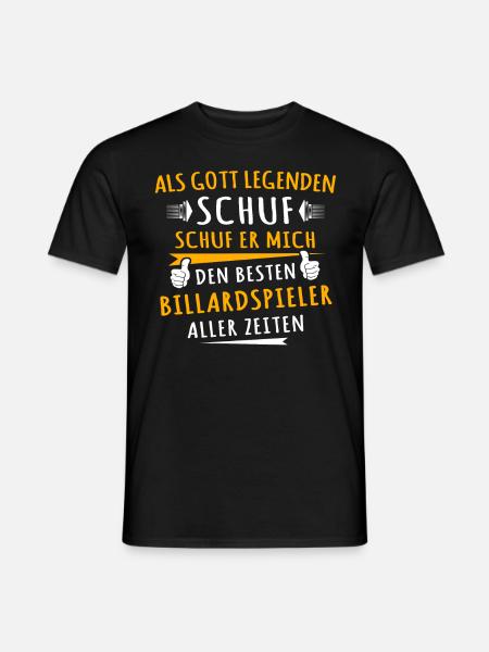 Billiards player - Men's T-Shirt - black