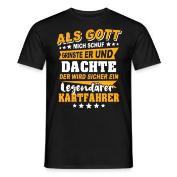 Karting Karting - T-shirt homme - noir - Devant - AI Model Male 178 light (178cm)