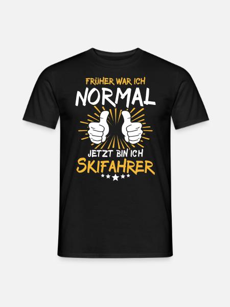 Skier Saying - Men's T-Shirt - black