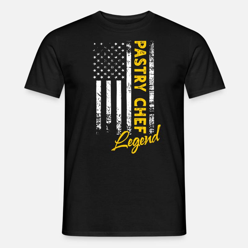 Konditor Legende - Männer T-Shirt - Schwarz