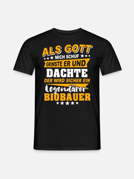 Organic Farmer Sayings - Men's T-Shirt - black