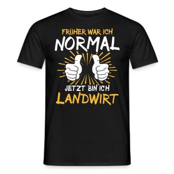 Landwirt Spruch - Männer T-Shirt - Schwarz - Vorne - AI Model Male 178 light (178cm)