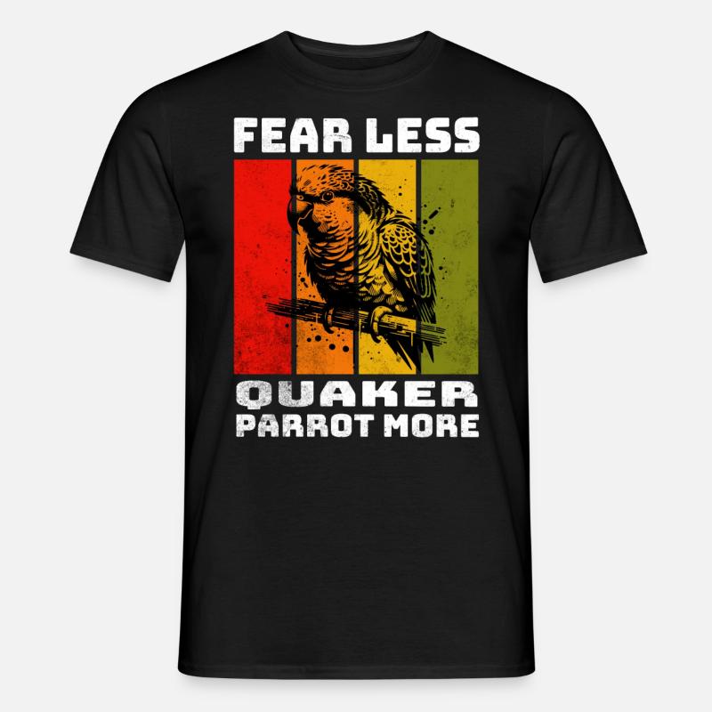 Quaker Parrot Mönchssittich - Männer T-Shirt - Schwarz
