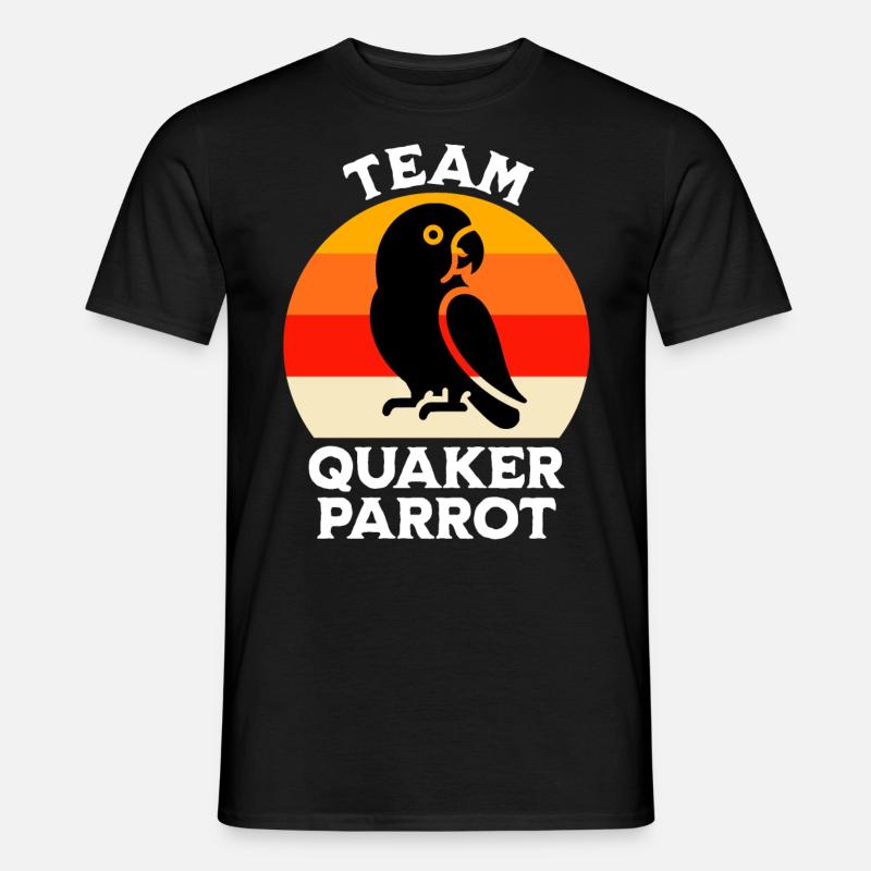 Team Mönchssittich - Männer T-Shirt - Schwarz