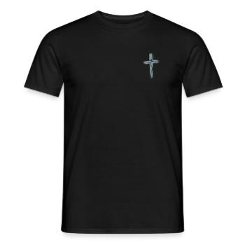 Jésus-Christ Christianisme Dieu Bible - T-shirt homme - noir - Devant - AI Model Male 178 light (178cm)