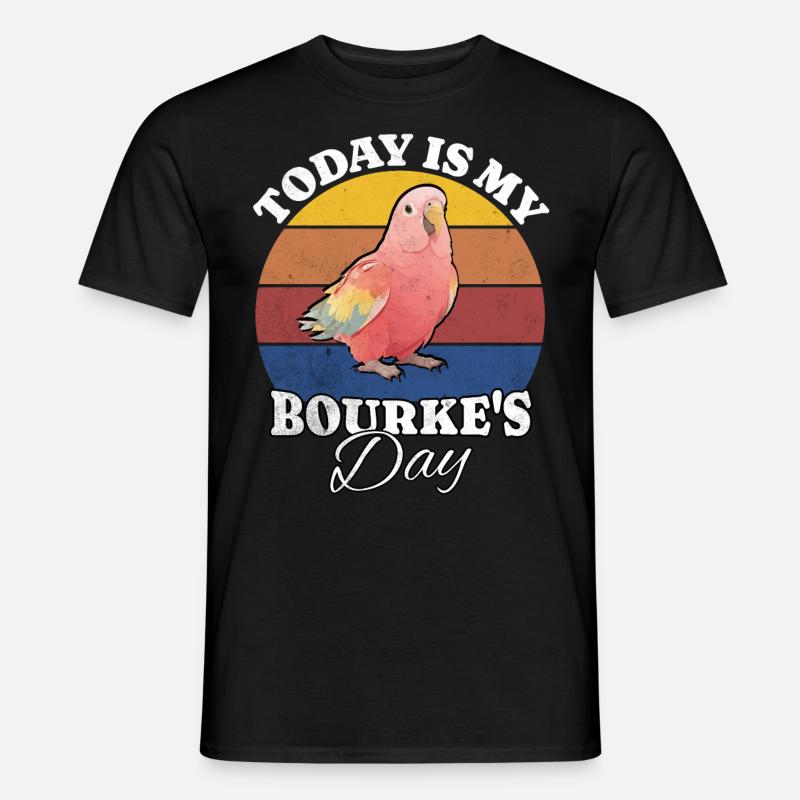 Perruche de Bourke - T-shirt homme - noir