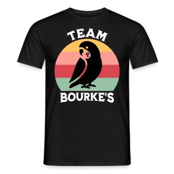 L’équipe Bourkeparakeet - T-shirt homme - noir - Devant - AI Model Male 178 light (178cm)