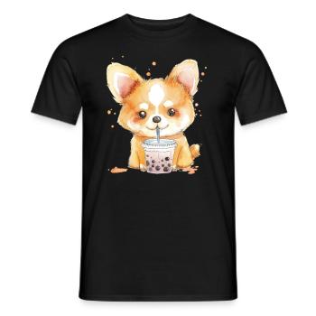 Bubble Tea Boba BubbleTea Kawaii Japan Tea Kpop - Männer T-Shirt - Schwarz - Vorne - AI Model Male 178 light (178cm)