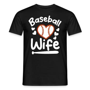 Baseball Sport Baseballspieler Pitcher Catcher USA - Männer T-Shirt - Schwarz - Vorne - AI Model Male 178 light (178cm)